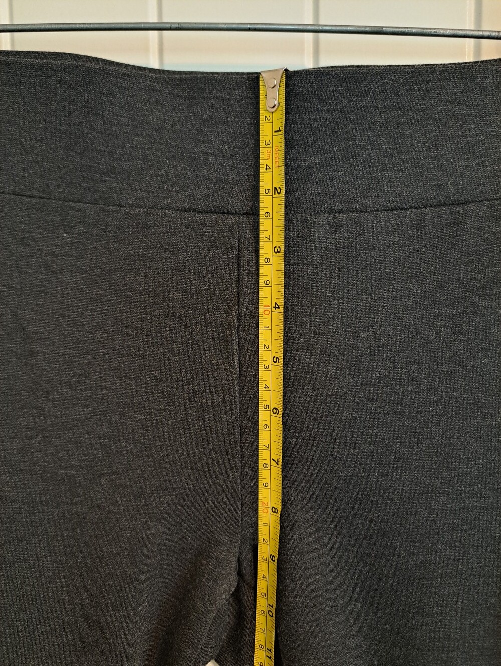 LOFT Petites Dark Charcoal Gray Knit Ponte Leggings MP - Picture 7 of 7